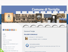 Tablet Screenshot of comune.torriglia.ge.it